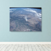 Wilde Brände im Western und Südwesten von uns. Leinwanddruck (Insitu (Holzboden))