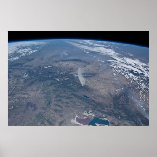 Wilde Brände im Western und Südwesten von uns. Poster (Vorne)