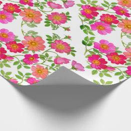 Wilde Briar-Rosen-Blumenverpackungs-Papier Geschenkpapier