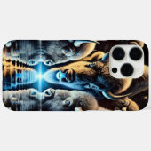 Wilde Buffaloes sammeln sich unter den Himmelsstar Case-Mate iPhone Hülle (Rückseite (Horizontal))