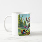 Wilde Chase im Osterhase - Eine Unglaublich witzig Kaffeetasse (Links)