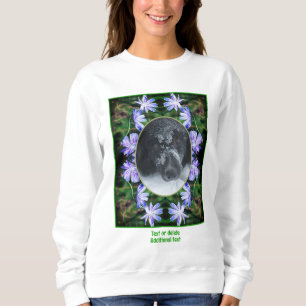 Wilde Chicorée-Blume gestalten Ihr eigenes Foto Sweatshirt