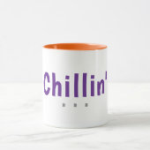 Wilde Chillin' Orange Trim Kaffee Tasse (Zentrum)