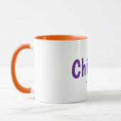 Wilde Chillin' Orange Trim Kaffee Tasse (Links)