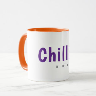 Wilde Chillin' Orange Trim Kaffee Tasse