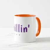 Wilde Chillin' Orange Trim Kaffee Tasse (VorderseiteRechts)