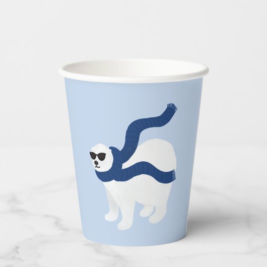 Wilde Coole Tiere Pappbecher (Rückseite)