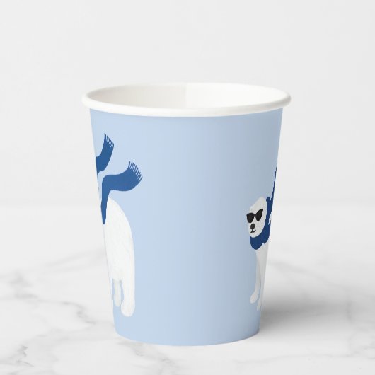 Wilde Coole Tiere Pappbecher (Links)