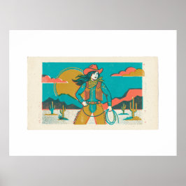 Wilde Cowgirl Poster