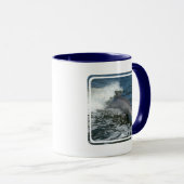 Wilde Delphin-Kaffee-Tasse Tasse (VorderseiteRechts)