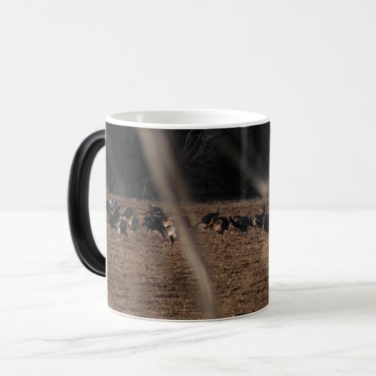 Wilde die Türkei-Tasse Verwandlungstasse (Vorderseite Links)