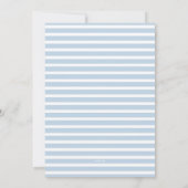 Wilde Dinge | Über der Moon Boy Baby Dusche Einladung (Rückseite)