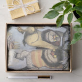 Wilde Dinge und Max schwingen von Bäumen Seidenpapier (Geschenk)