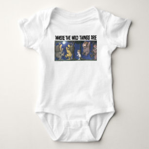 Wilde Dinge und Max tanzen im Mondlicht Baby Strampler