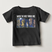 Wilde Dinge und Max Tanzen im Mondlicht Baby T-shirt (Vorderseite)