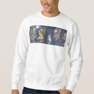 Wilde Dinge und Max tanzen im Mondlicht Sweatshirt