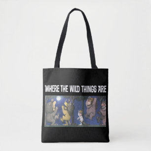 Wilde Dinge und Max tanzen im Mondlicht Tasche