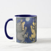 Wilde Dinge und Max tanzen im Mondlicht Tasse (Links)