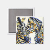 Wilde Dinge - Zebra Magnet (Vorderseite/Rückseite)
