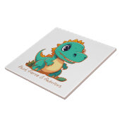 Wilde Dinosaurier Fliese (Seite)