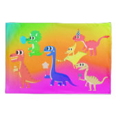 wilde Dinosaurier Kissenbezug (Rückseite)