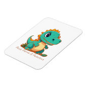 Wilde Dinosaurier Magnet (Linke Seite)