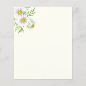 Wilde Dissy Blume Budget Braudusche Einladung (Rückseite)