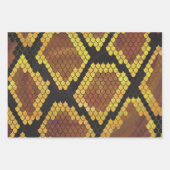 Wilde Druckmuster Geschenkpapier Set (Vorderseite 3)