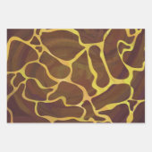 Wilde Druckmuster Geschenkpapier Set (Vorderseite)