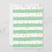 WILDE Dschungel-Party-Geburtstags-Einladungskarte Einladung (Rückseite)