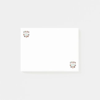 Wilde Dschungel-Tier-Geburtstagsfeier Design  Post-it Klebezettel