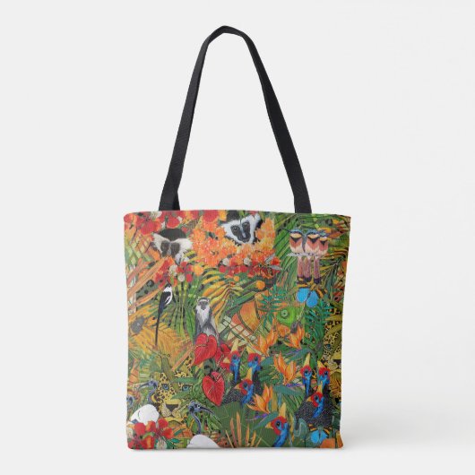 Wilde Einkaufstasche Tasche (Rückseite)
