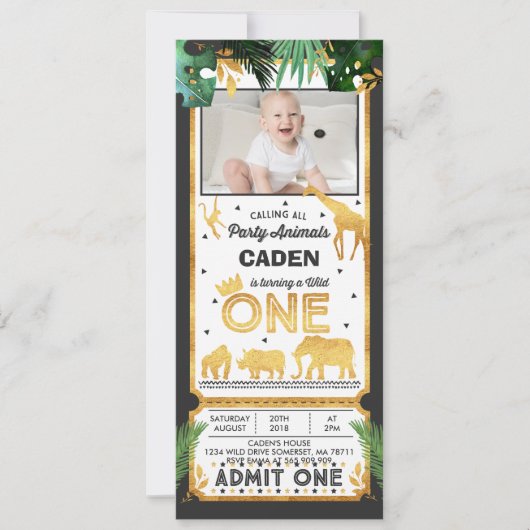 Wilde Einladung (Vorderseite)