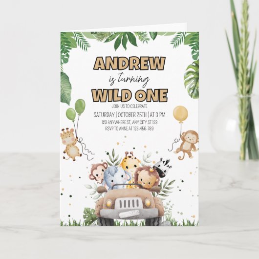 Wilde Einladung eines Geburtstages, Jungtiere (Vorderseite)