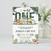 Wilde Einladung zum Geburtstag (Stehend Vorderseite)