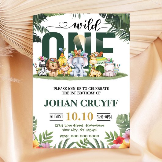 Wilde Einladung zum Geburtstag