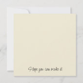 Wilde Einladung zum Geburtstag, Löwe 1. Geburtstag (Rückseite)