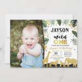 Wilde Einladungen einer Geburtstagspartei (Vorderseite)