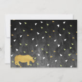 Wilde Einladungen einer Geburtstagspartei (Rückseite)