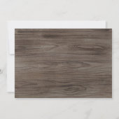 Wilde Einwald-Stammtiere Geburtstags-Foto Einladung (Rückseite)