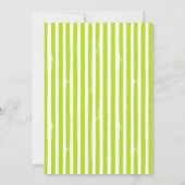 Wilde Einwaldtiere Tiere 1. Geburtstag Einladung (Rückseite)