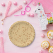 Wilde Einzigartige Party-Tier-Giraffe Terazzo Pappteller (Party)
