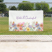 Wilde & Einzigartige Wildblumen-Geburtstagsfeier Banner (Insitu)