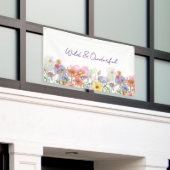 Wilde & Einzigartige Wildblumen-Geburtstagsfeier Banner (Äußeres Gebäude)