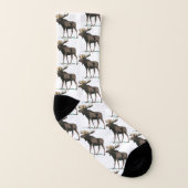 Wilde Elchsocken Socken (Links - Innen)