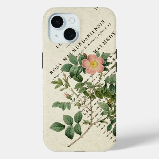 Wilde Elegance: Fall Rosa malmundariensis iPhone Case-Mate iPhone Hülle (Rückseite)