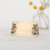 "Wilde Eleganz: Die Einladung von Leopard" (Vorderseite)