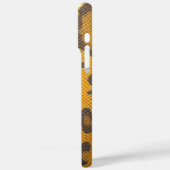 Wilde Eleganz: Gelbe Leopardenhaut Case-Mate iPhone Hülle (Rückseite / Links)