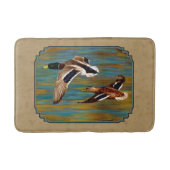 Wilde Enten Flying Tan Badematte (Vorderseite)