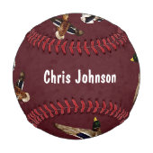 Wilde Enten im Flight Maroon Baseball (Vorderseite)